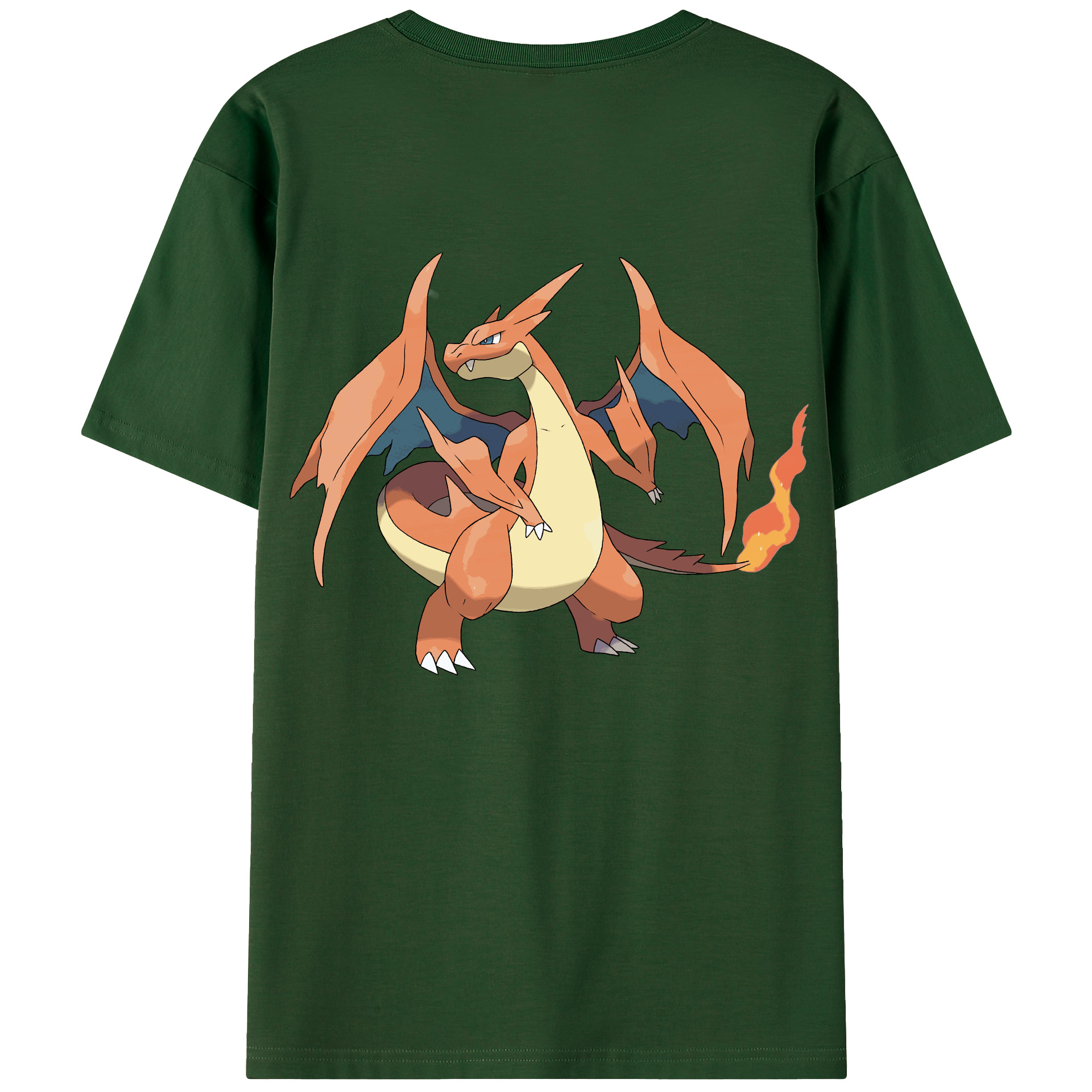 （画像用） ポケットモンスター Pokémon 綿100％半袖Tシャツ（背面プリント）